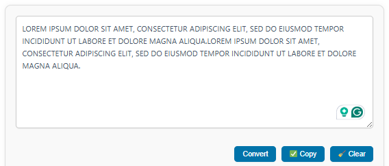 Uppercase to Lowercase Converter