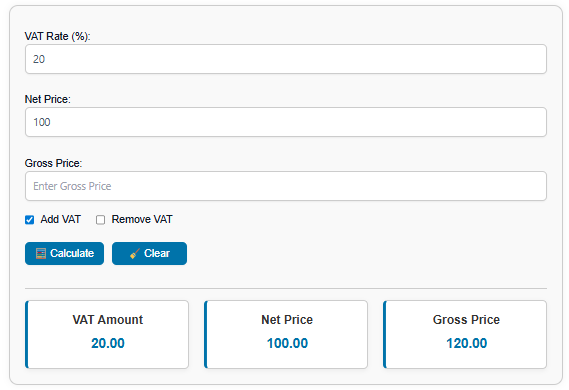Vat Calculator